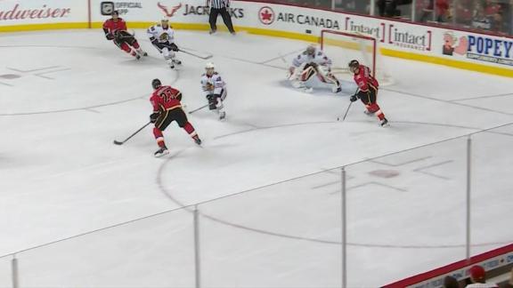 Monahan scores in OT, Flames beat Blackhawks 4-3 - ABC7 Chicago