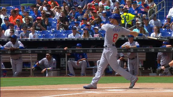 Happ'-y Opening Day: Cubs leadoff hitter Ian Happ gets home run on.. - ABC7  Chicago