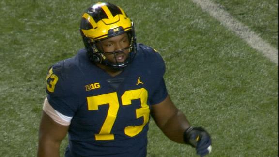 Oakland Raiders' Maurice Hurst, former Michigan Wolverine