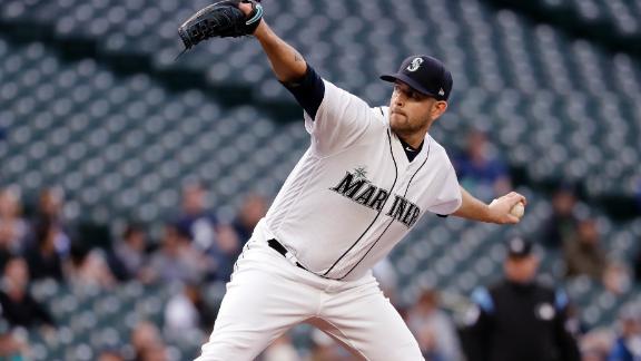 James Paxton strikes out MLB-high 16, but Mariners fall to A's - ABC7 ...