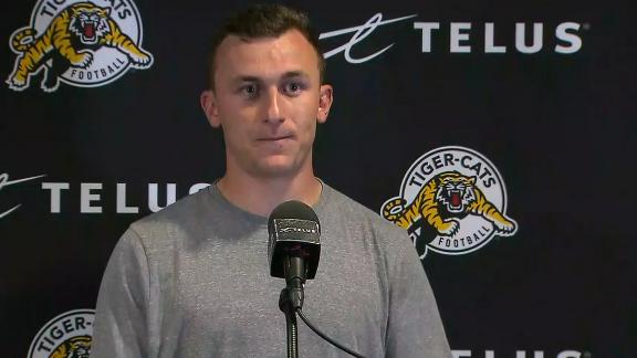 Johnny Manziel throws 1st CFL TD in Ticats' pre-season win over