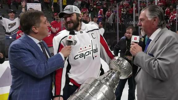 2018 Stanley Cup: Washington Capitals win vs. Golden Knights tonight; Alex  Ovechkin wins Conn Smythe Trophy - MVP had 15 goals in Stanley Cup Playoffs  - CBS News