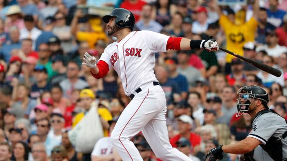 J.D. Martinez out of Red Sox lineup for 4th straight game in