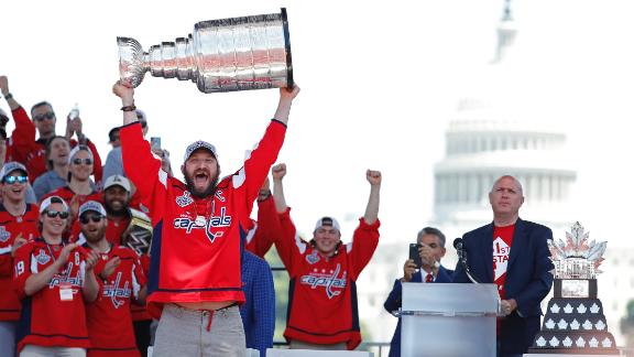 Stanley Cup Final: Alex Ovechkin celebrations, goal highlight Game