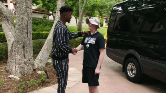 Ethan's dream comes true thanks to Jimmy Butler