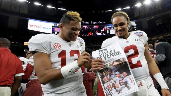 Tua Tagovailoa passes Jalen Hurts on Alabama passing yardage list