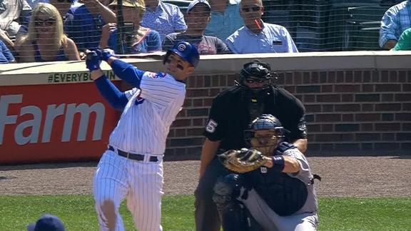 Javier Baez Crushes One for the Iowa Cubs Tonight (VIDEO