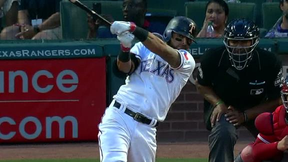 Rougned Odor leads Rangers by Angels