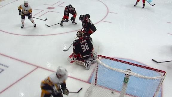 Jake Guentzel's hat trick sends Penguins past Ducks 7-4 ...