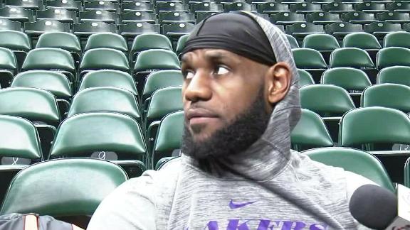 LeBron not focusing on trade rumors surrounding Lakers