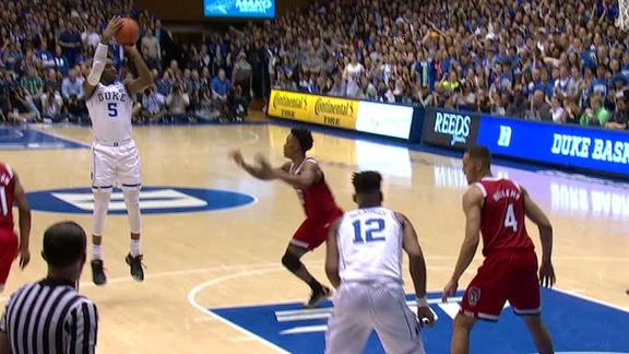 Barrett Has Triple Double No 2 Duke Beats Nc State 94 78