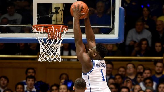 Zion drops 32 points in 16-point blowout of NC State