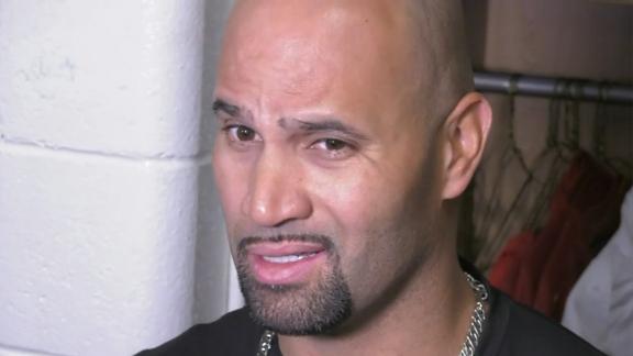 Pujols: 'My goal is to be ready for March 29th'