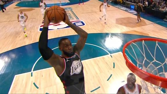 Wade, LeBron exchange alley-oops