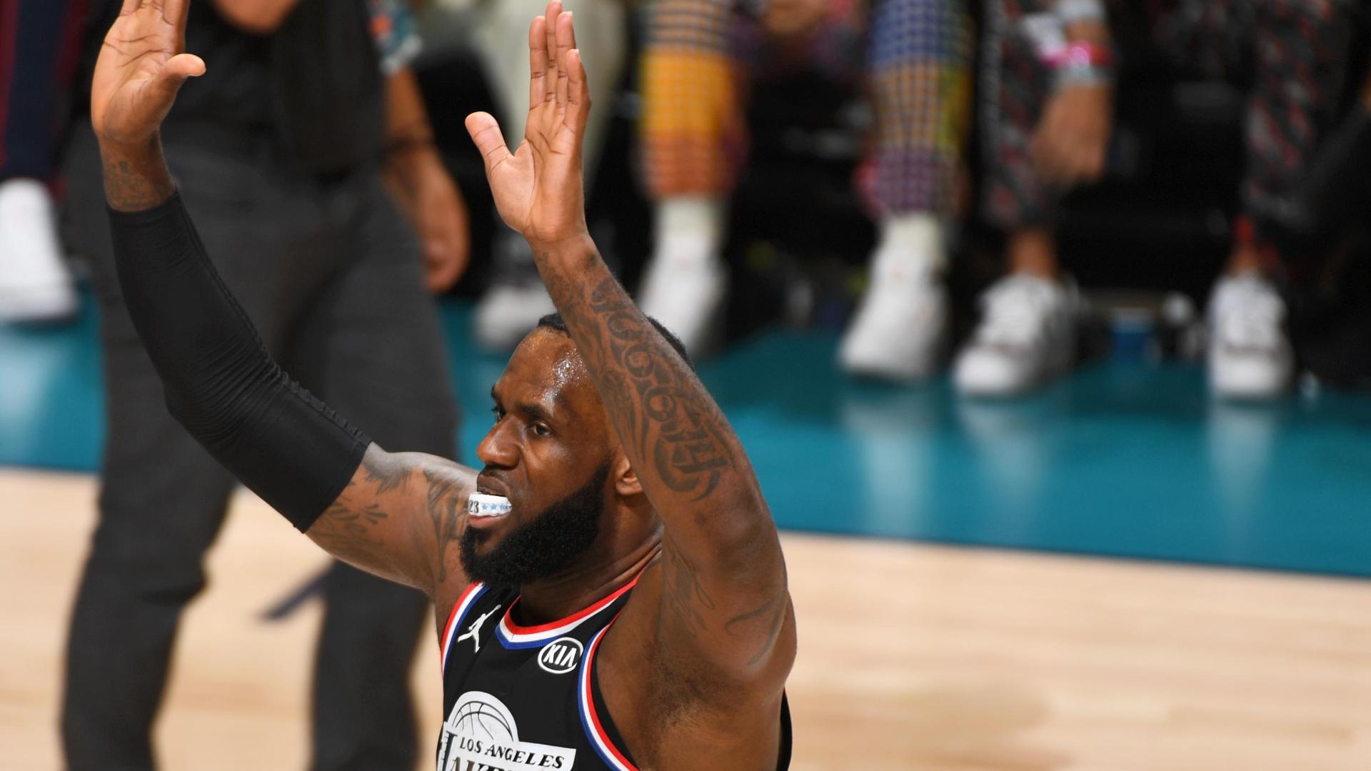 Team LeBron storms back to defeat Team Giannis