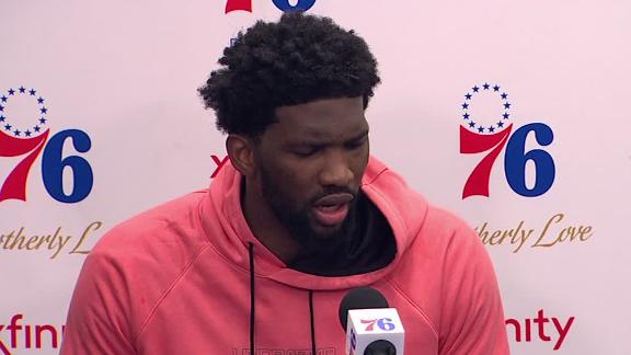 Embiid reflects on 'rusty' game after win