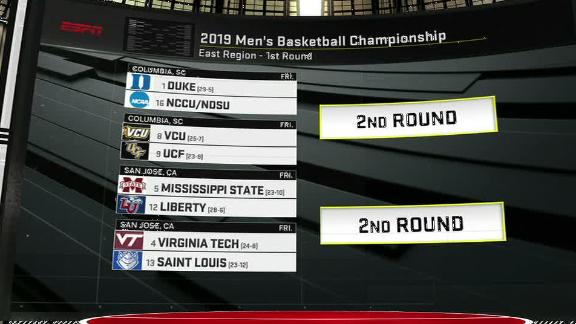 Duke gets No. 1 overall seed