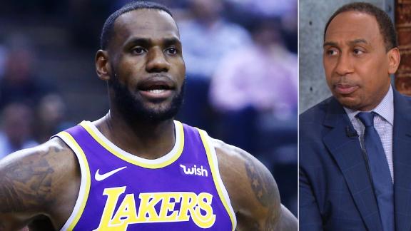 Stephen A. calls Frazier's comments on LeBron's 'irresponsible'