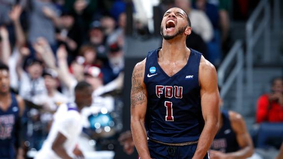 Edge drains 7 3-pointers to lead FDU to a First Four win