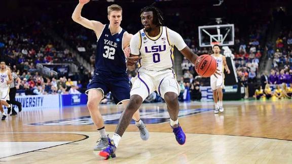 LSU advances in NCAA Tournament, 79-74, over Yale