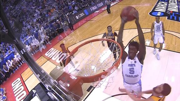 Top Seeded Unc Overcomes Slow 1st Half To Beat Iona In Ncaas