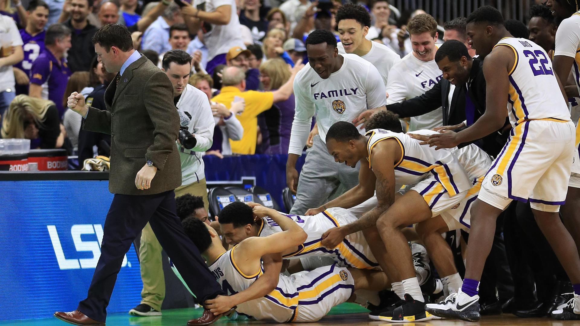 Waters' game-winning layup sends LSU to Sweet 16