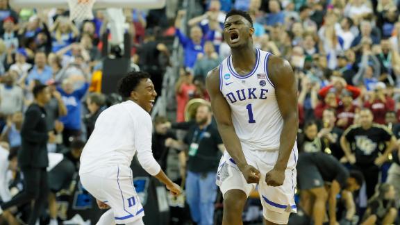 Duke escapes UCF in wild ending to advance