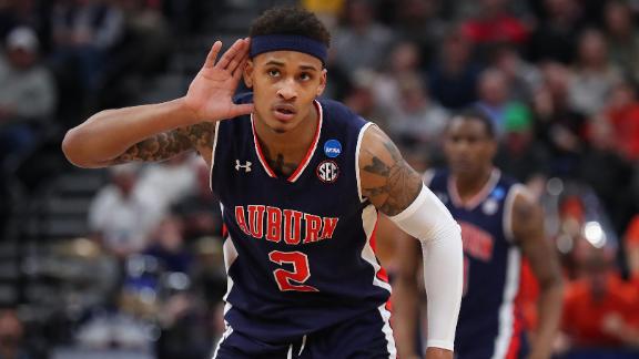 Brown goes on a 3-point spree in Auburn's easy win