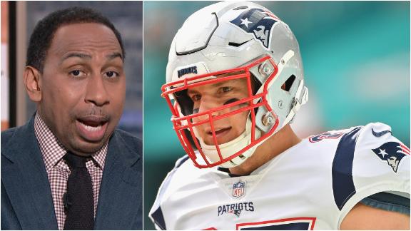 Stephen A.: Gronk not the greatest TE of all time