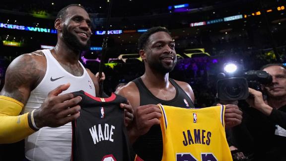 Dwyane Wade unveils a collection of signed jerseys from his fellow