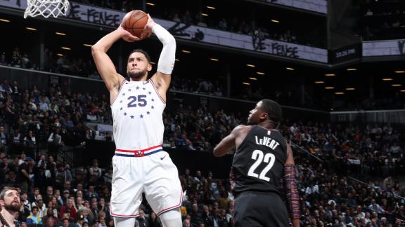Simmons' playoff career-high 31 points leads 76ers to Game 3 win