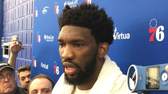 Embiid on Game 5 status: 'Gotta keep 'em guessing'
