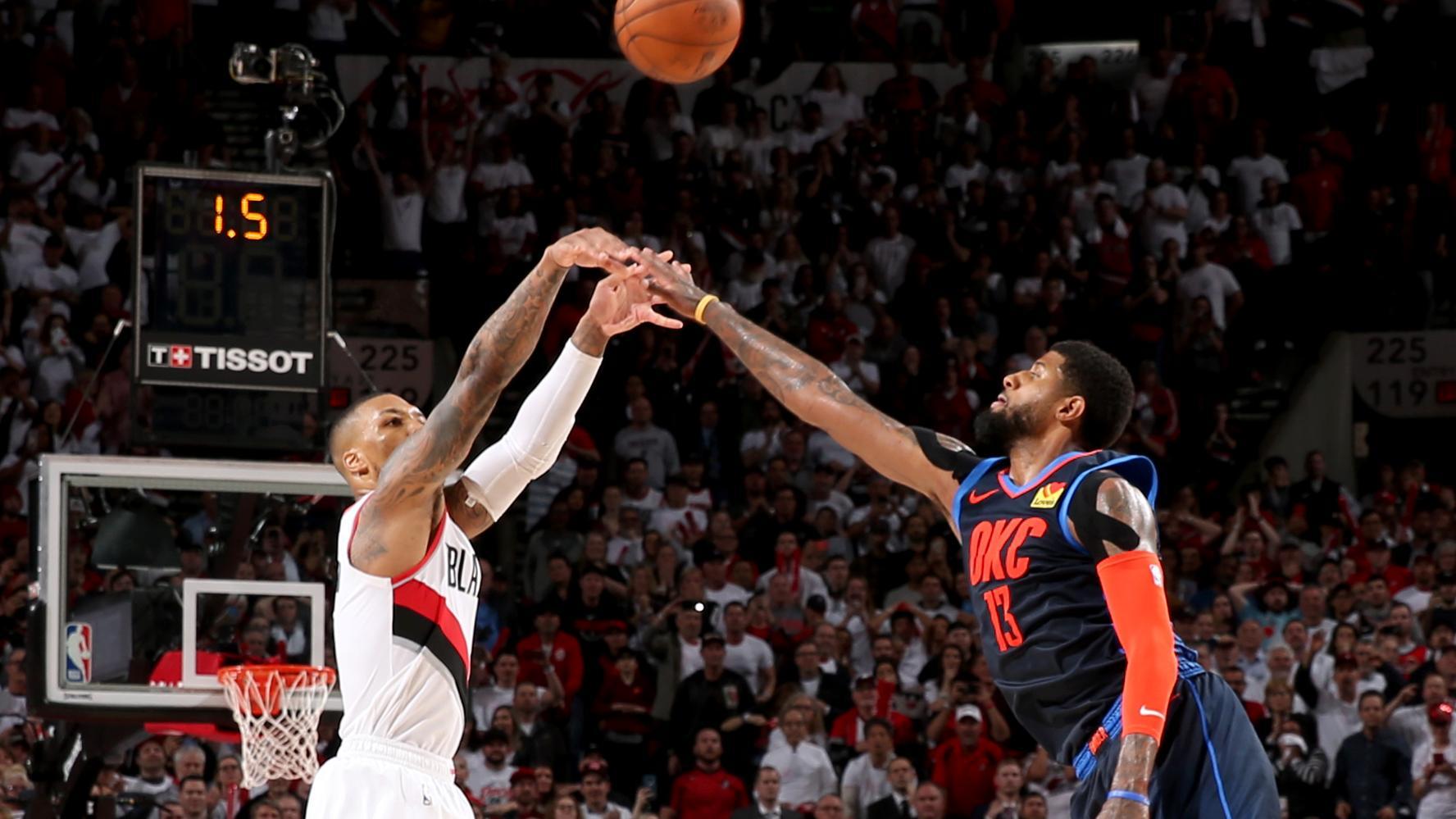 Damian Lillard eliminates Thunder with 37-footer at buzzer