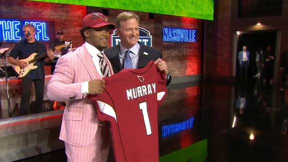 Kyler Murray goes No. 1 overall to the Cardinals