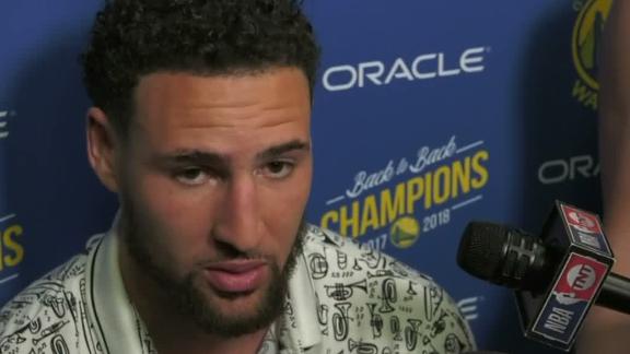 Klay: Let's go win by 30 like we're capable of