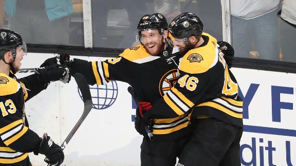 Grzelcyk nets 2 in Bruins' Game 2 win vs. 'Canes
