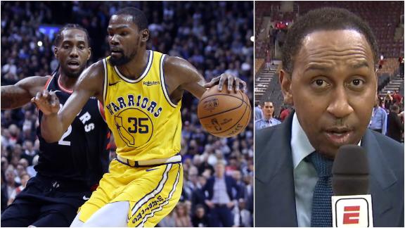 Stephen A.: 'I have to give Golden State the edge' vs. Raptors