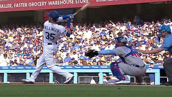 Bellinger hits HR in front of parents on Father's Day