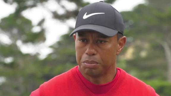 Woods kept 'fighting' to finish strong at U.S. Open