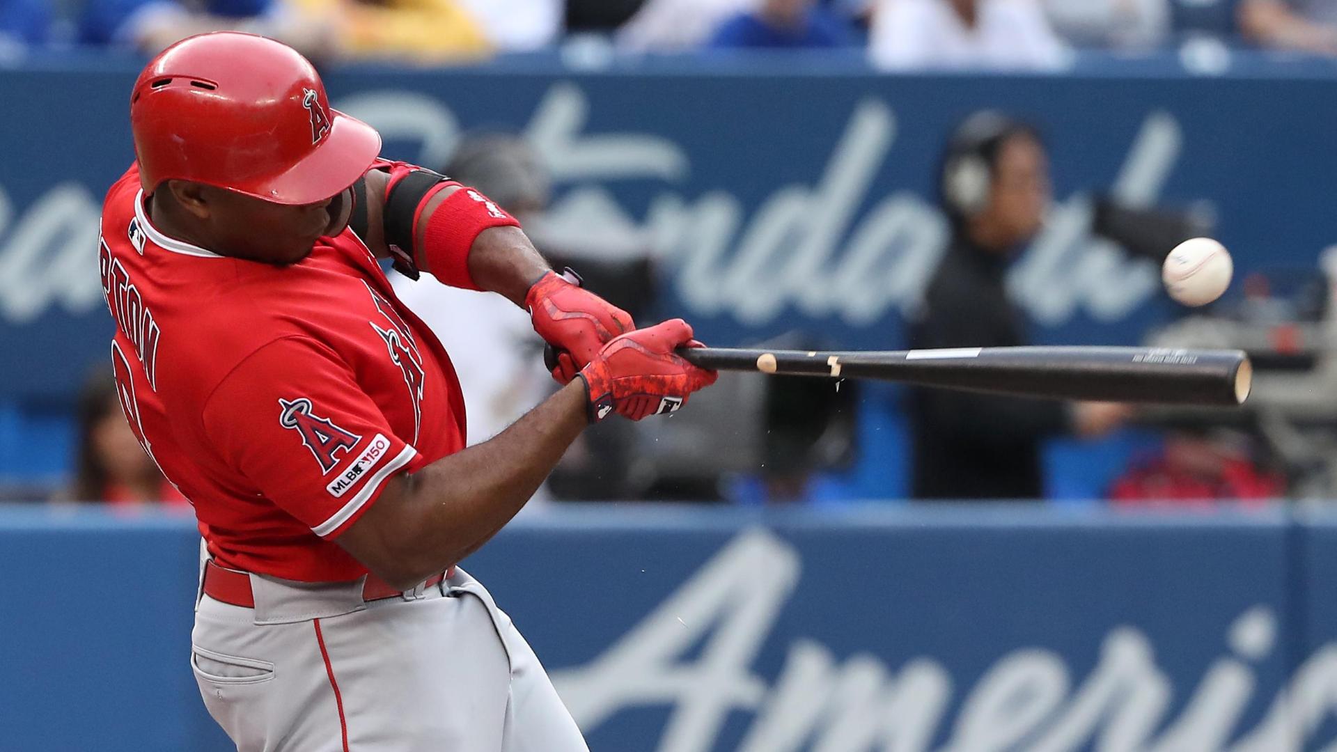 Upton homers in Angels' 7-run inning