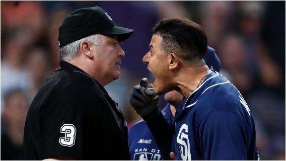 Was umpire too quick to throw Machado out?