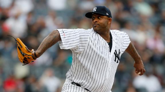 New York Yankees CC Sabathia joins 3,000-strikeout club vs. Arizona