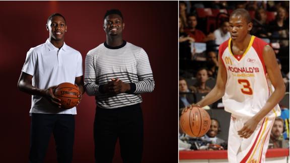 Dreams come true for stars in NBA draft