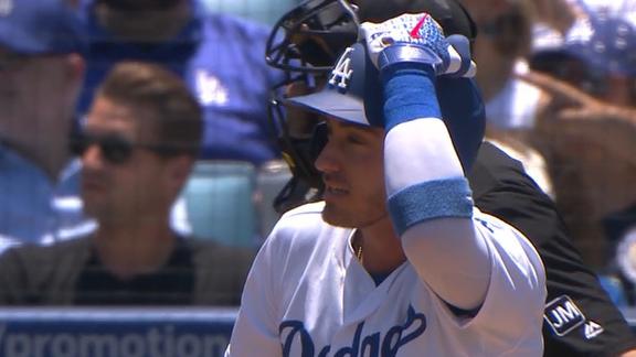 Woman injured by Cody Bellinger's foul ball at Dodger Stadium