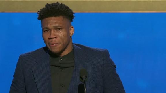 Giannis thanks family for MVP win
