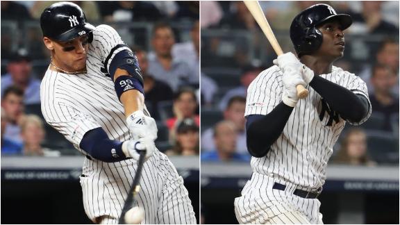 Judge, Gregorius ignite the Bronx with 8th-inning homers