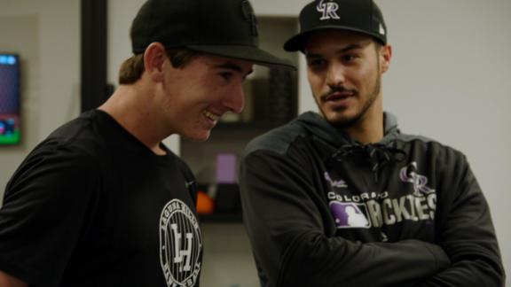 Arenado grants teenage baseball player's wish