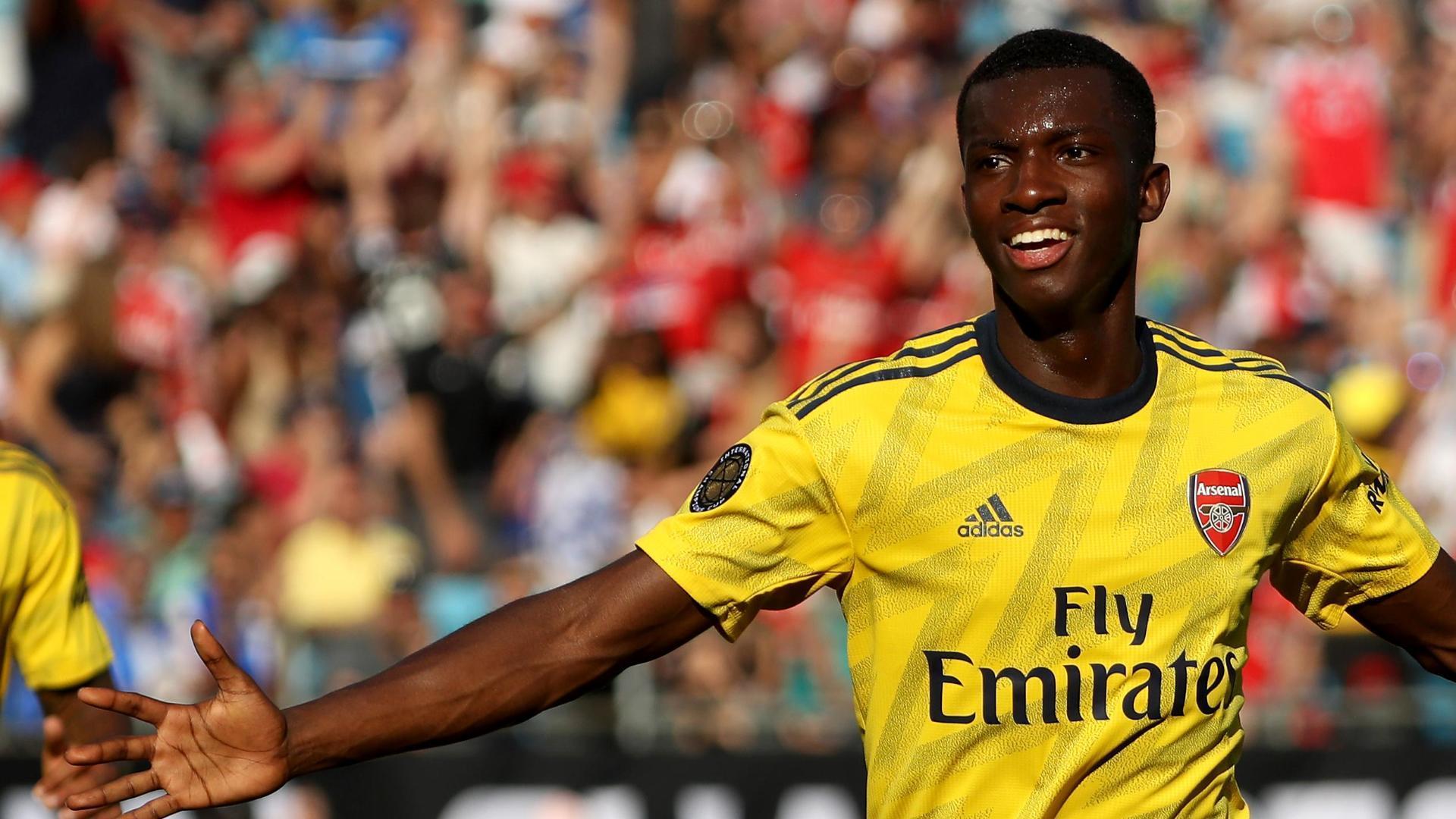 Nketiah scores twice in Arsenal win over Fiorentina