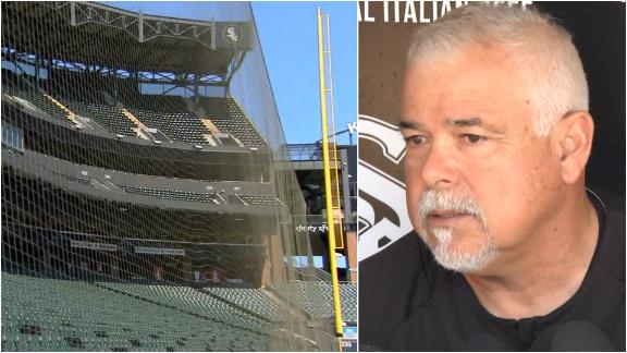 White Sox debut extended netting