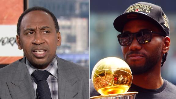 Stephen A. questions Kawhi's uncle in signing with Clippers